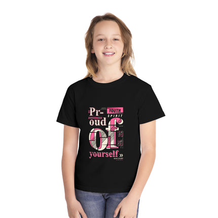 Typography themed Youth Midweight Tee