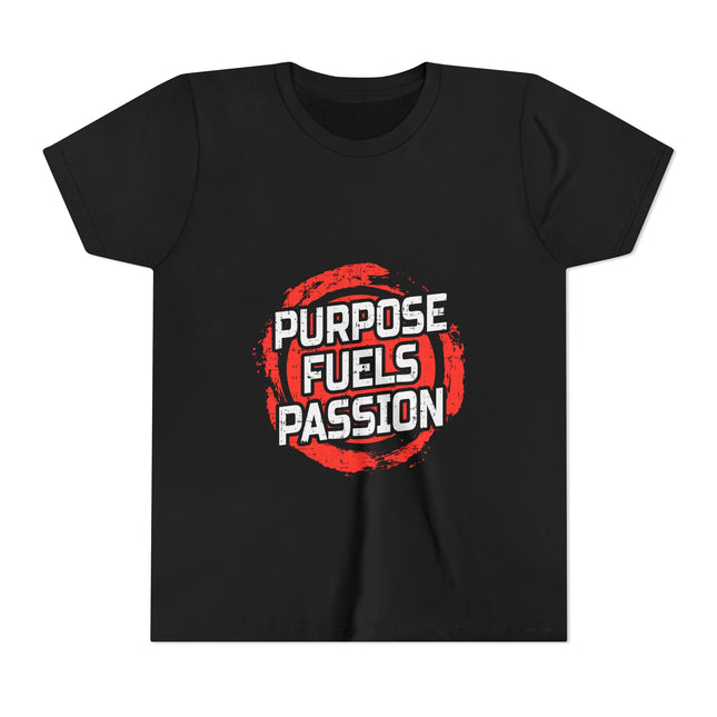Kurzärmeliges Jugend-T-Shirt mit Typografie-Motiv