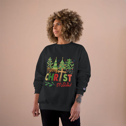 Christmas themed Champion Sweatshirt