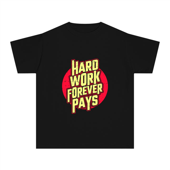 Typography themed Youth Midweight Tee