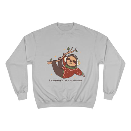 Christmas themed Champion Sweatshirt