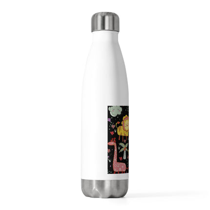 20oz Isolierflasche mit süßem Tiermuster-Design 