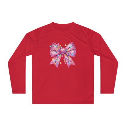 Christmas themed Unisex Performance Long Sleeve Shirt