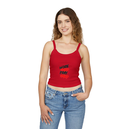 Typografie Themen Damen Spaghetti Strap Tank Top 
