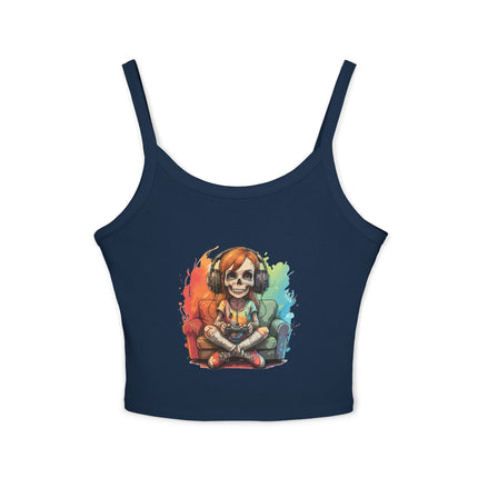 Halloween-Themen Damen Spaghetti Strap Tank Top 