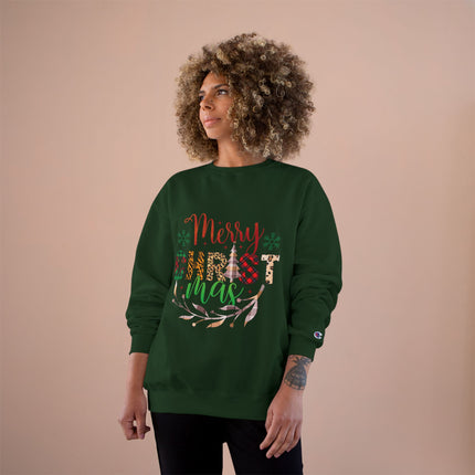 Christmas themed Champion Sweatshirt