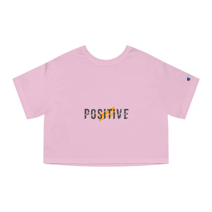 Typography themed Champion Women's Heritage Cropper T-Shirt