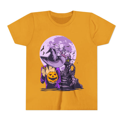 Halloween-Kurzarm-T-Shirt für Jugendliche