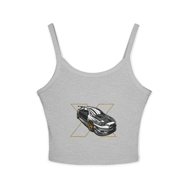 Auto-Enthusiasten Themen Damen Spaghetti Strap Tank Top 