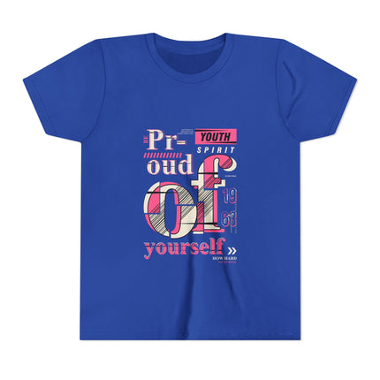 Typography themed Youth Short Sleeve Tee