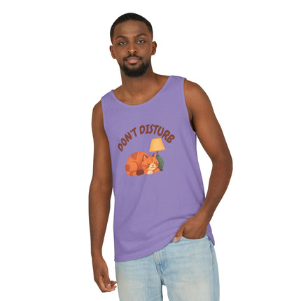 Don't Disturb Tank Top — Relaxed Garment-Dyed Casual Tank