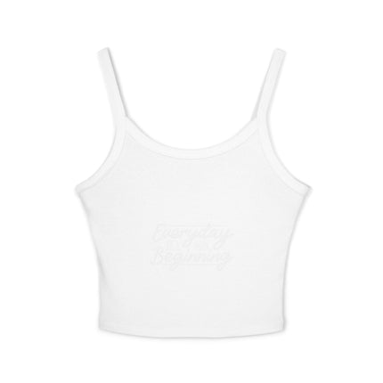 Typografie Themen Damen Spaghetti Strap Tank Top 
