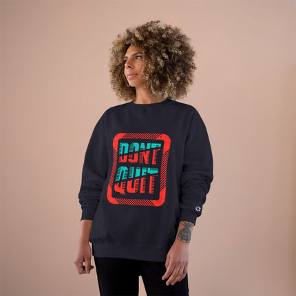 Champion-Sweatshirt mit Typografie-Motiv