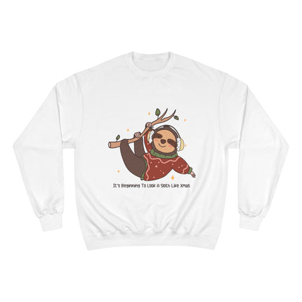 Christmas themed Champion Sweatshirt
