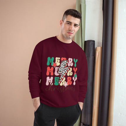 Christmas themed Champion Sweatshirt