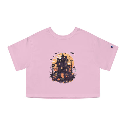 Champion Damen Heritage Cropper T-Shirt mit Halloween-Motiv