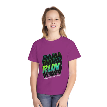 Typography themed Youth Midweight Tee