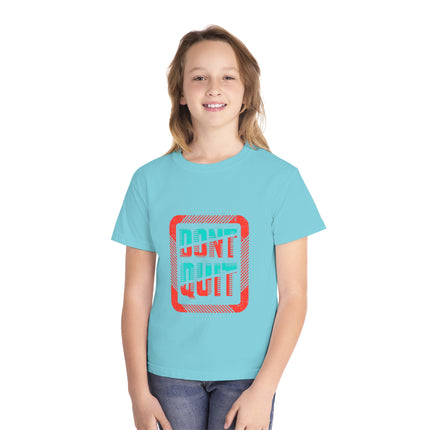 Typography themed Youth Midweight Tee