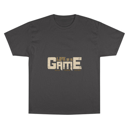 Champion-T-Shirt mit Typografie-Motiv