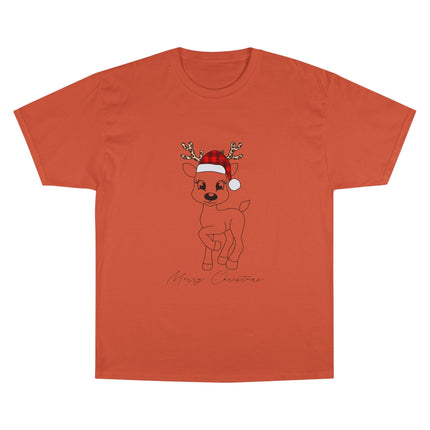 Champion-T-Shirt mit Weihnachtsmotiv