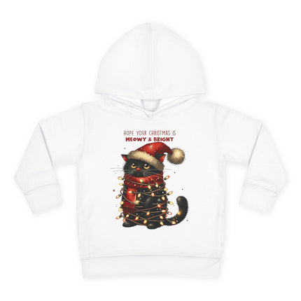 Christmas themed Toddler Pullover Fleece Hoodie