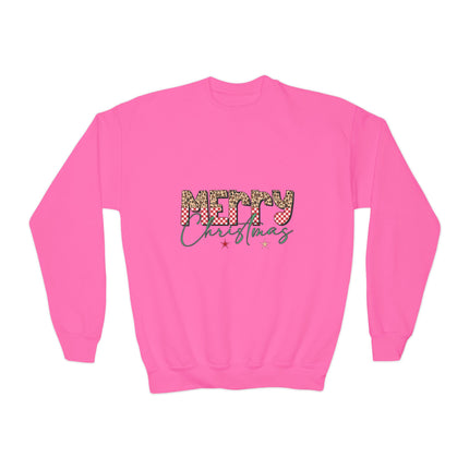 Christmas themed Youth Crewneck Sweatshirt