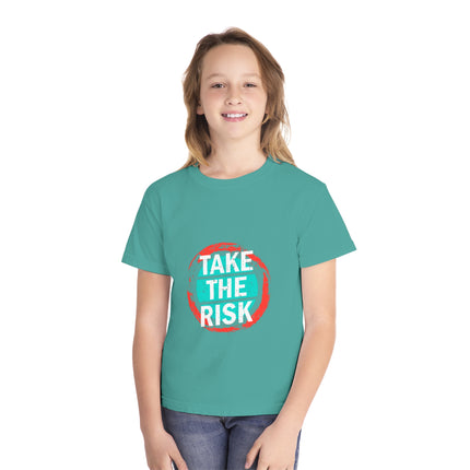 Typography themed Youth Midweight Tee