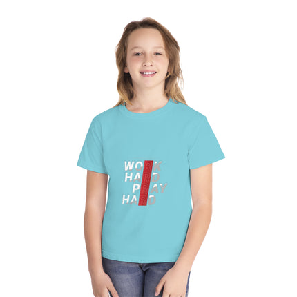 Typography themed Youth Midweight Tee