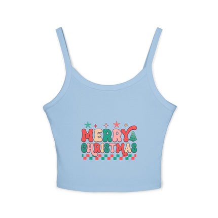 Christmas themed Women's Spaghetti Strap Tank Top