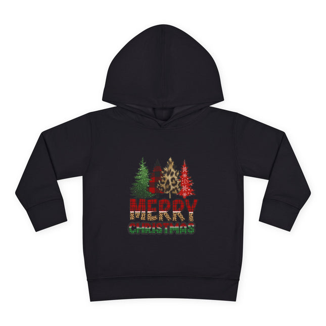 Christmas themed Toddler Pullover Fleece Hoodie