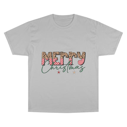 Champion-T-Shirt mit Weihnachtsmotiv