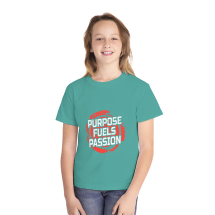 Typography themed Youth Midweight Tee