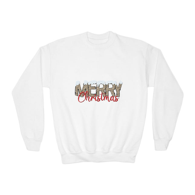 Christmas themed Youth Crewneck Sweatshirt