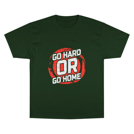 Champion-T-Shirt mit Typografie-Motiv