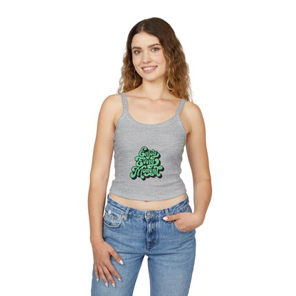 Typografie Themen Damen Spaghetti Strap Tank Top 