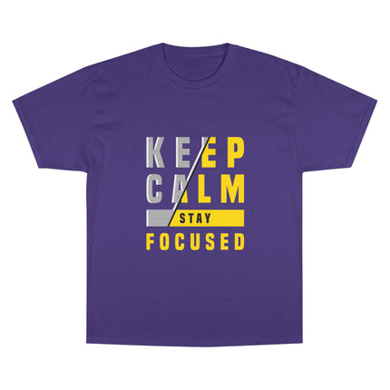 Champion-T-Shirt mit Typografie-Motiv