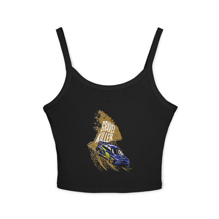 Auto-Enthusiasten Themen Damen Spaghetti Strap Tank Top 