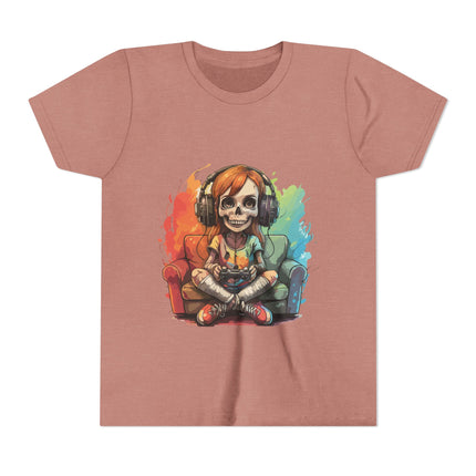Halloween-Kurzarm-T-Shirt für Jugendliche
