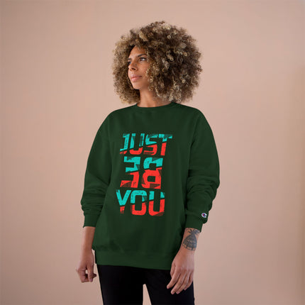 Champion-Sweatshirt mit Typografie-Motiv