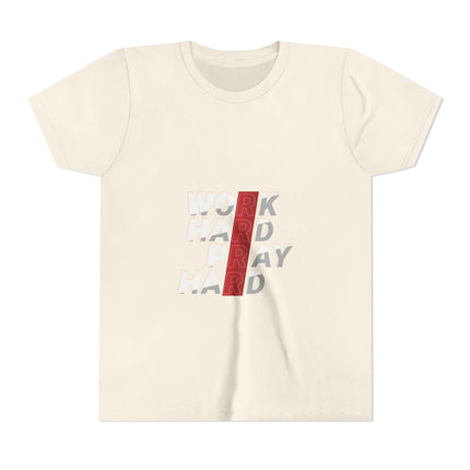Typography themed Youth Short Sleeve Tee