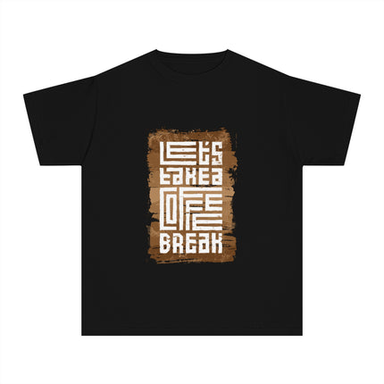 Typography themed Youth Midweight Tee