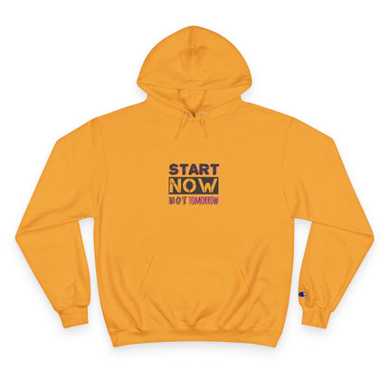Typography themed Champion Hoodie