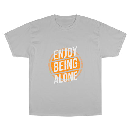 Champion-T-Shirt mit Typografie-Motiv
