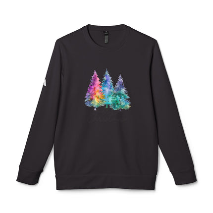 Christmas themed Adidas Unisex Fleece Crewneck Sweatshirt