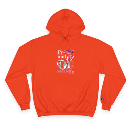 Typography themed Champion Hoodie