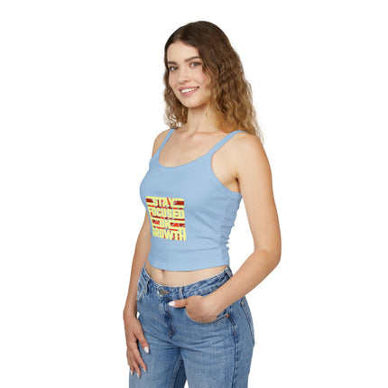 Typografie Themen Damen Spaghetti Strap Tank Top 
