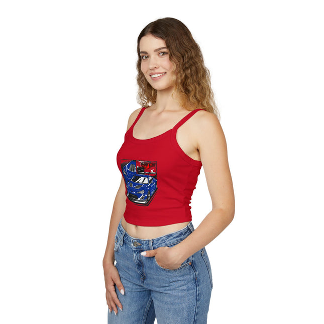 Auto-Enthusiasten Themen Damen Spaghetti Strap Tank Top 