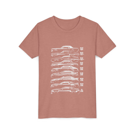 Car Enthusiast themed Youth Short Sleeve Tee