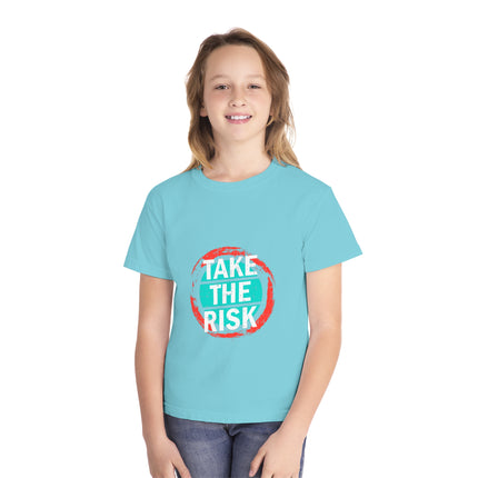 Typography themed Youth Midweight Tee