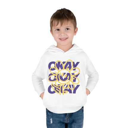 okay okay okay chill mood Toddler Pullover Fleece Hoodie